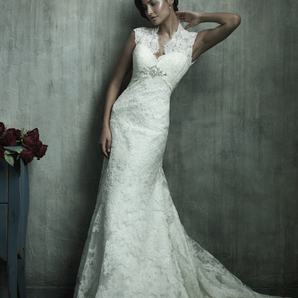 ALLURE lace embellished wedding gown dress
